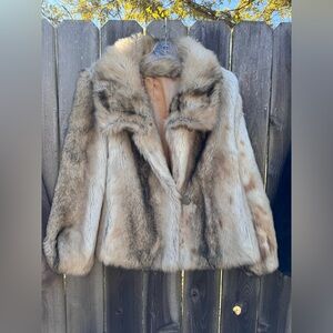 Vintage 1940s fur coat